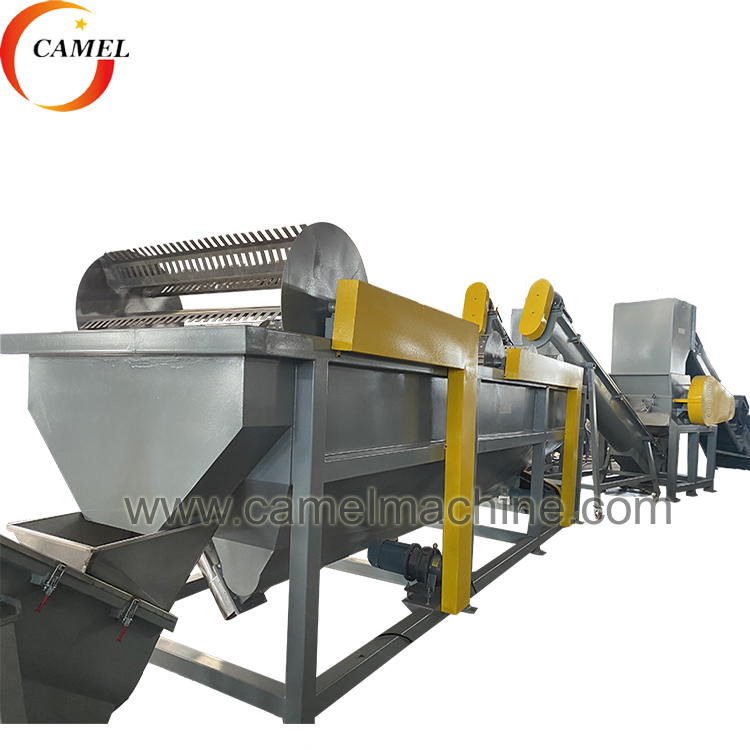 Waste Plastic  HDPE PP PE  Bottle /flakes Recycling Line Washing Machine