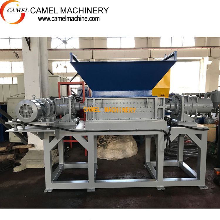 Double Shaft Shredder For Sale ----waste Plastic Recycling Machine ---CAMEL MACHINERY 